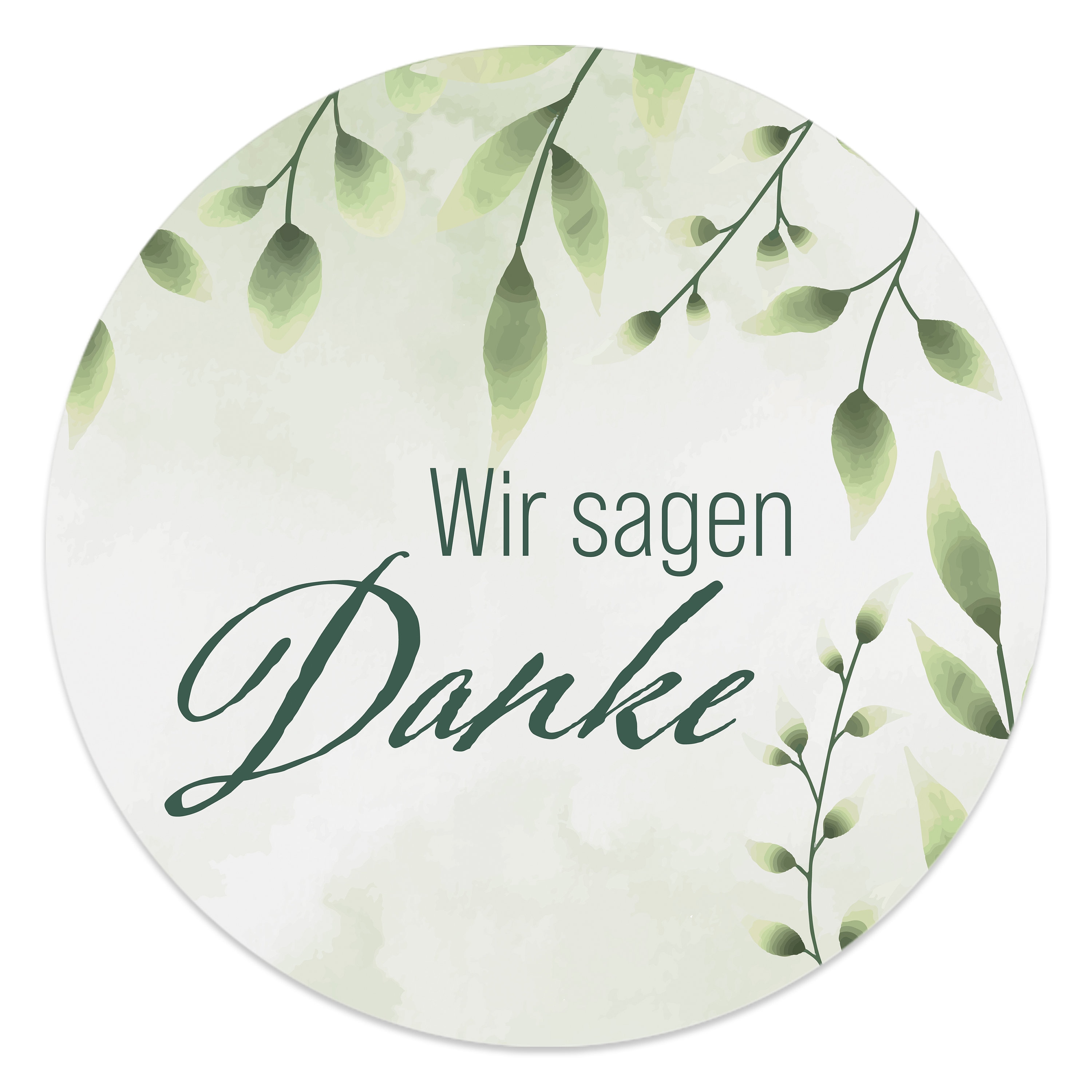 Dankeschön Aufkleber Danke Aufkleber Rund 4,5 Cm - 20x Eisblätter Design  Für Hochzeit \u0026 Geburtstag Runde Sticker Dankeschön, image size:3000x3000