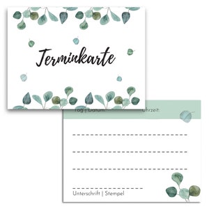 MAVANTO blanco afspraakkaarten, 50 stuks voor klanten - hoogwaardige afspraakkaarten voor bedrijven, firma's, cosmetische salons, kapsalons, yoga en nog veel meer.