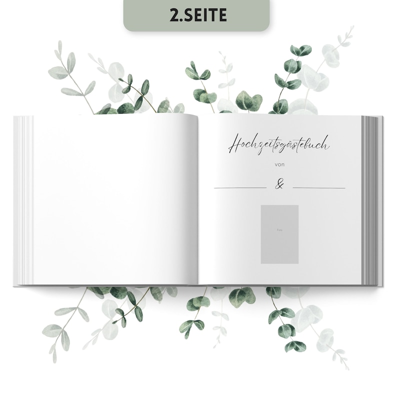 Colortouch Gästebuch Hochzeit Mit Fragen & Stickern - Vintage Design Für Unvergessliche Erinnerungen