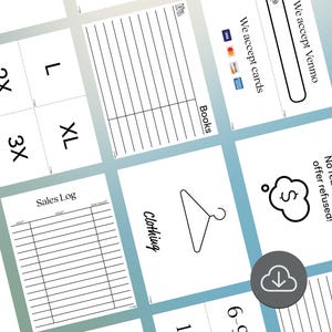 Garage Sale Signage Kit (Printable)