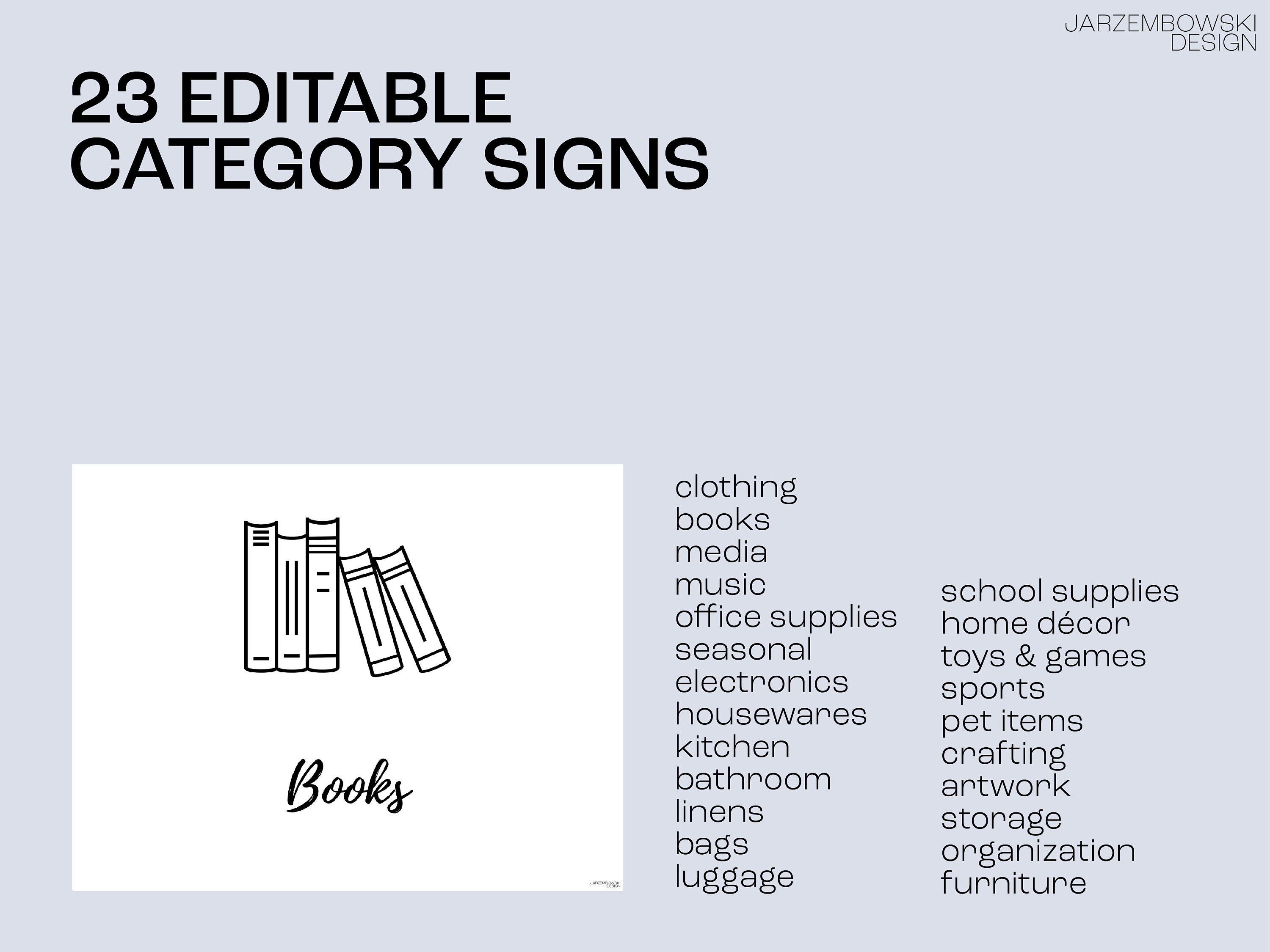 Garage Sale Signage Kit (printable and Editable) - Etsy