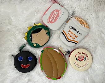 Mazapan Coin Purse  | Paleta Payaso Coin Purse| Jabon Zote, Maruchan Coin Purse