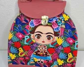 frida kahlo mini backpack Big Frida Backpack | Frida Kahlo