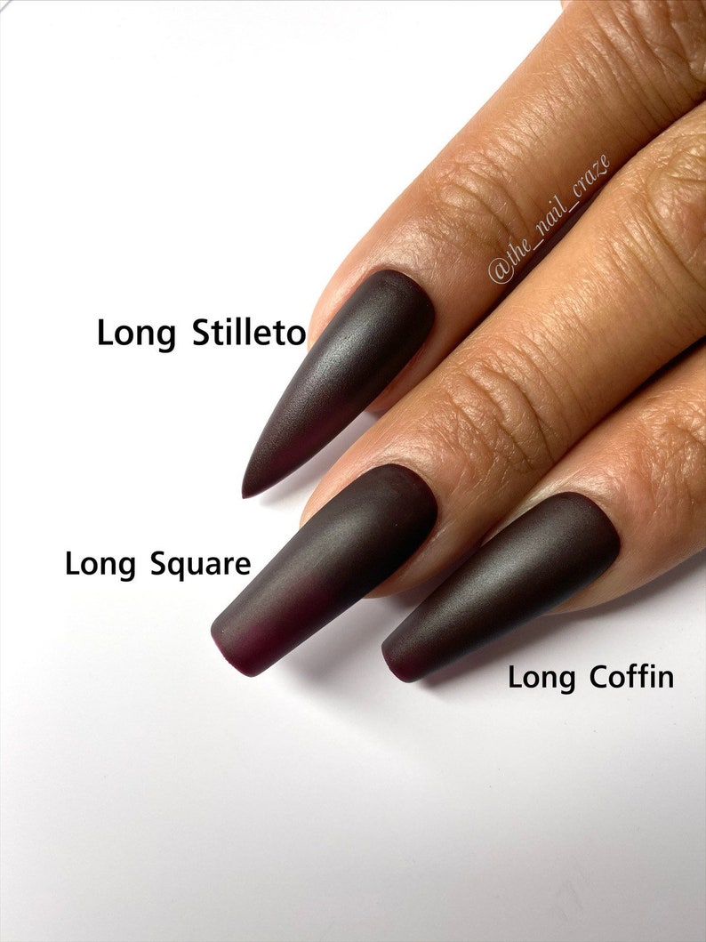 Marmalade Swirl Press on Nails Marble Nails Fall Nails Etsy