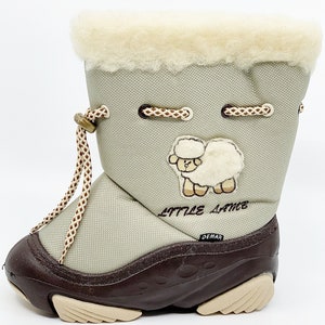 Snow boots LITTLE LAMB, boots, kids boots, unisex boots, winter boots, wool boots image 2