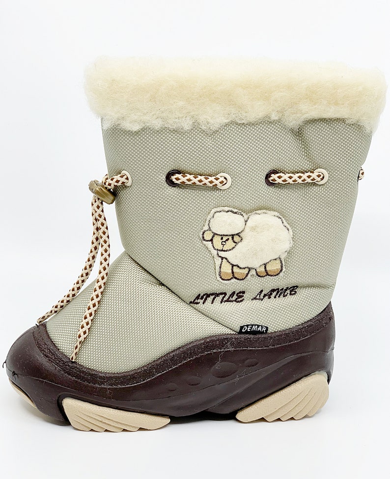 Snow boots LITTLE LAMB, boots, kids boots, unisex boots, winter boots, wool boots image 2