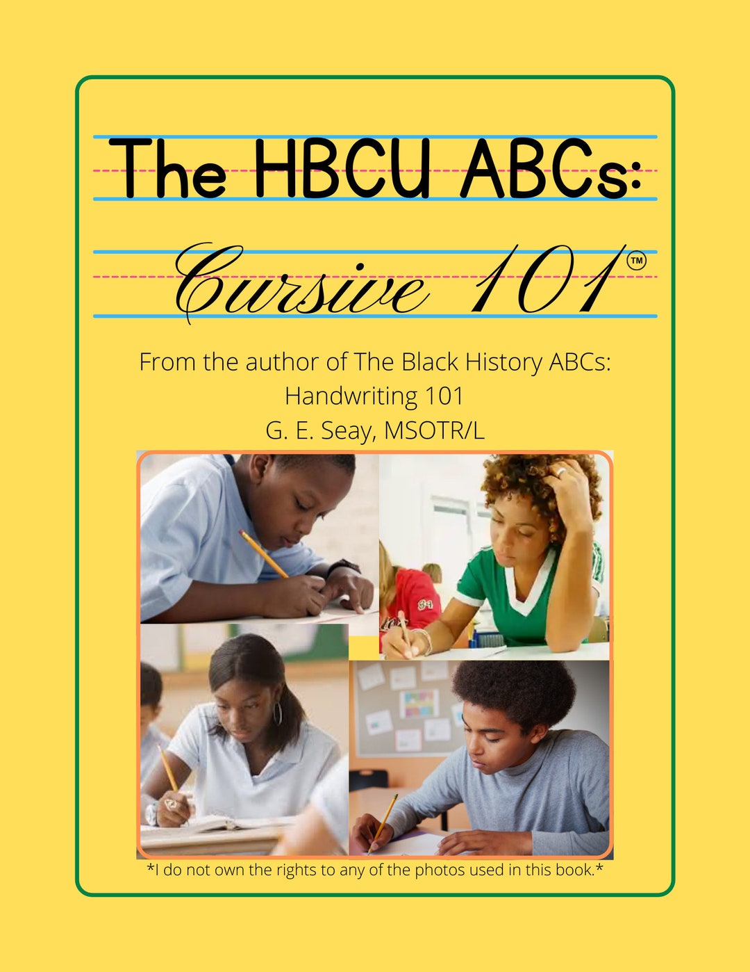 The HBCU Abcs: Cursive 101 - Etsy