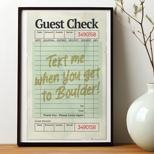 Boulder Colorado kunstafdruk | Boulderkunst aan de muur | Slaapzaal kunstprint | Direct afdrukken in Colorado | CO-poster | Colorado-decor | Gastencheque