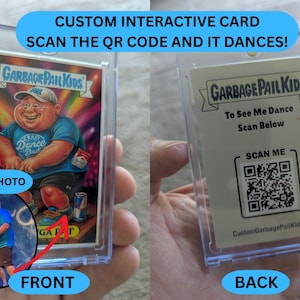 Einzigartiger einzigartiger interaktiver physischer Mülleimer Kinder aus Ihrem Foto - Es tanzt! Urige Geschenkidee für Geburtstage und mehr!
