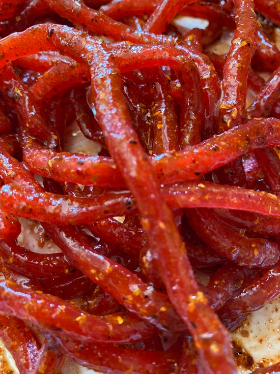 Chamoy Sour Straws Etsy