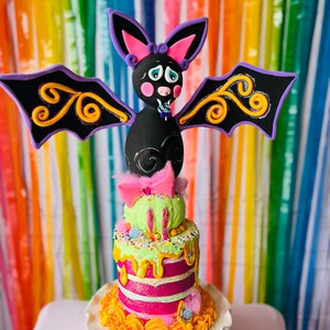Halloween Cake, Bat Cake, Whimsical Halloween, Fake Cake, Whimsy ...