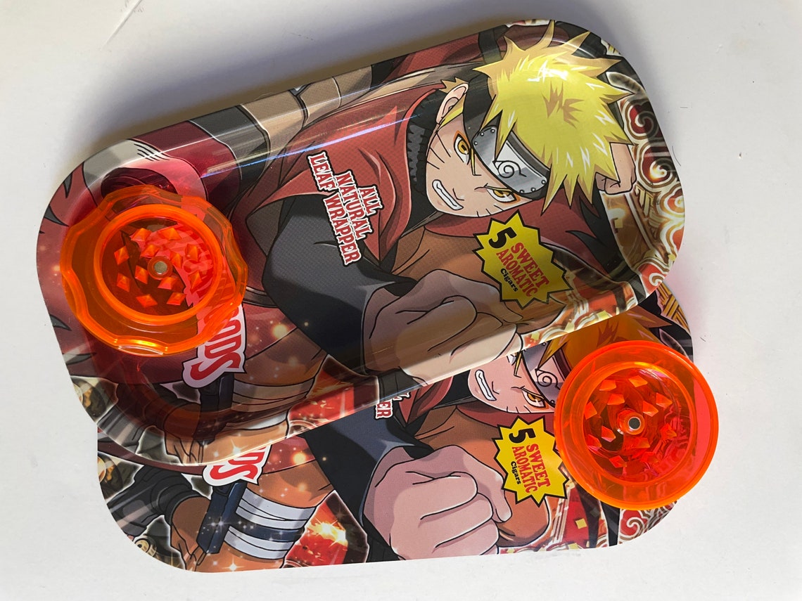 Slim Backwoods Naruto Rolling Tray Etsy