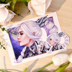 Baldur’s Gate 3 (BG3) - Shadowheart - Print or Sticker