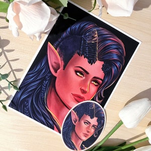 Baldur’s Gate 3 (BG3) - Karlach - Print or Sticker