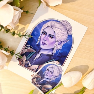 Baldur’s Gate 3 (BG3) - Minthara - Print or Sticker