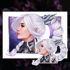 Baldur’s Gate 3 (BG3) - Shadowheart - Print or Sticker