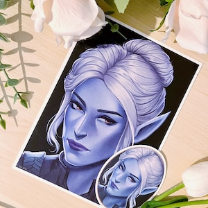 Baldur’s Gate 3 (BG3) - Minthara - Print or Sticker
