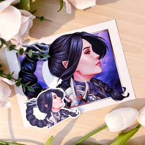 Baldur’s Gate 3 (BG3) - Shadowheart - Print or Sticker