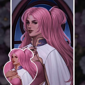 Fields of Mistria - Adeline - Kunstdruck oder Sticker