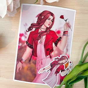 Final Fantasy VII - Aerith Gainsborough - Print or Sticker