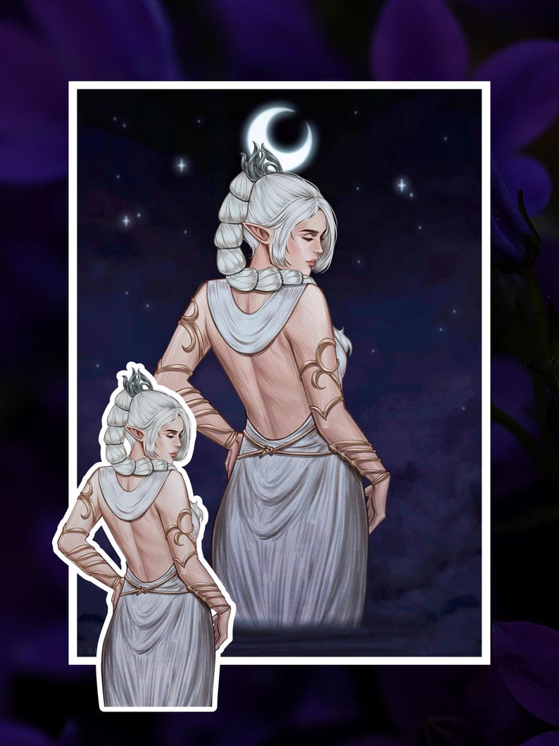 Shadowheart Sticker Baldur’s Gate 3 (BG3) - Shadowheart - Print or Sticker - Etsy