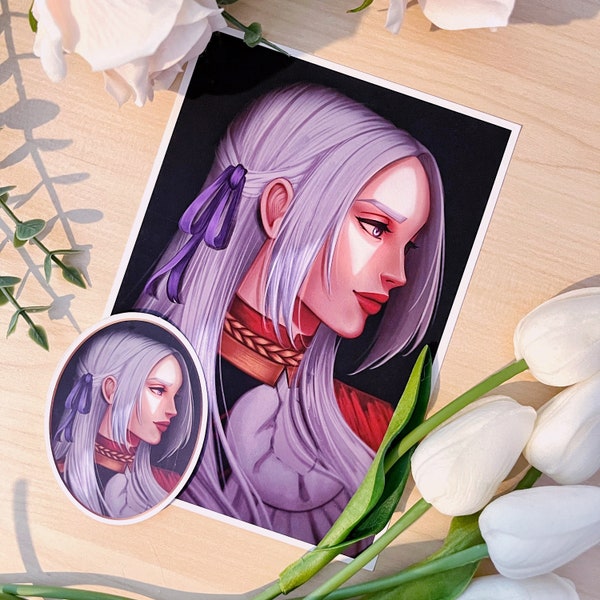 Fire Emblem: Three Houses (FE3H) - Edelgard - Pre-timeskip - Print or Sticker