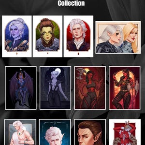 Shadowheart Sticker Baldur’s Gate 3 (BG3) - Shadowheart - Print or Sticker - Etsy