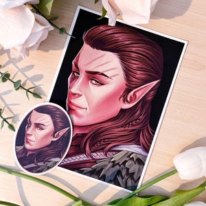 Baldur&#39;s Gate 3 (BG3) - Halsin - Stampa o adesivo