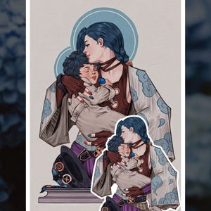 Arcano - Jinx e Isha - Impresión o pegatina