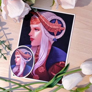 Fire Emblem: Three Houses (FE3H) - Edelgard - Post-timeskip - Print or Sticker