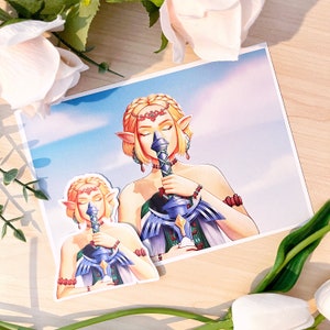 Legend of Zelda: Tears of the Kingdom - Princess Zelda - Print or Sticker