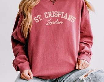 St. Crispians, London Sweatshirt - Booklover Gift
