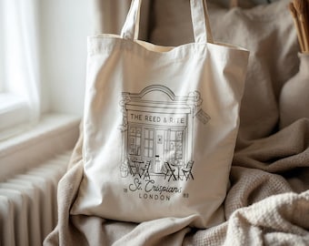 Saint Crispians, London Tote Bag | Book Lovers Gift