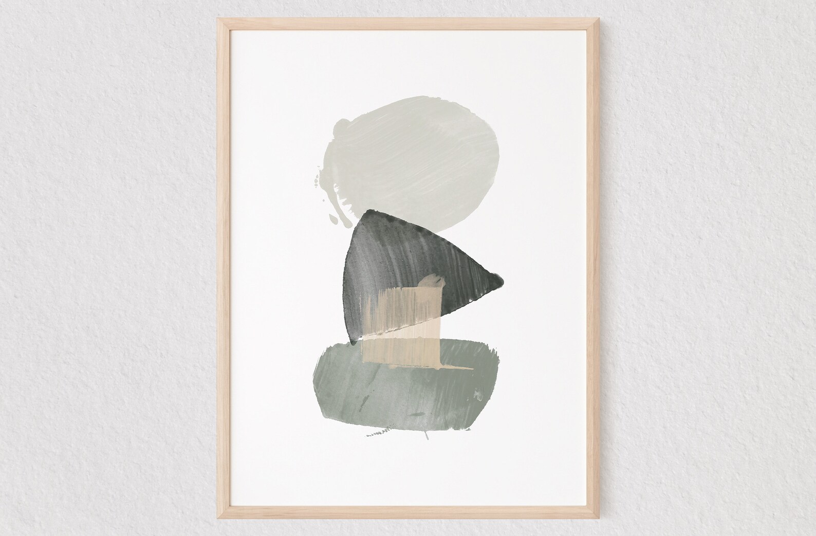 Printable Abstract Art Print Contemporary Wall Decor Digital - Etsy