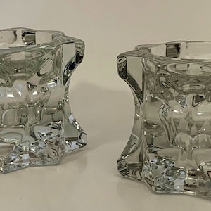 Vintage Mikasa Crystal Votive Candleholders