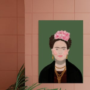 Frida, Printable Wall Art, Digital Download