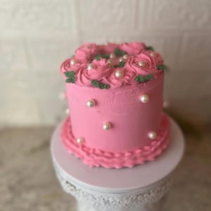 Faux Mother’s Day Cake, Fake Mother’s Day Cake, Faux Cake, Fake Cake, Photo Prop, Home Decor, Food Prop, Mother’s Day Centerpiece