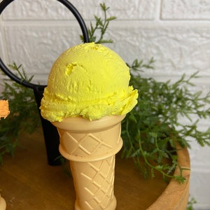 Faux Mini Ice Cream Cones, Ice Cream Decor, Realistic Ice Cream Cones