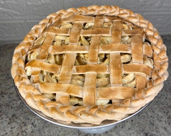 Faux Apple Pie, Fake Apple Pie, Fake Pie, Apple Pie decor