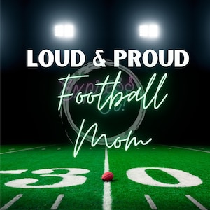Facebook Profile Pic, Football Mom, Profile Pic, Social Media Profile Pic, Facebook Profile, Custom Profile Pic