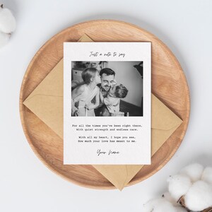 Editable Card for Dad – 10 to choose - Digital Photo Card - Canva Template – Add Photo & Name - Personalized Father Gift