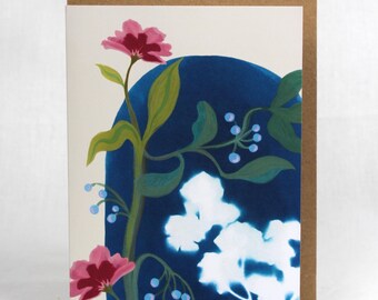 Cosmos A6 Greetings card
