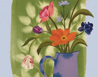 Gathered in Bloom print