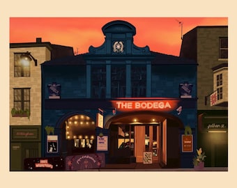 The Bodega, Nottingham Print