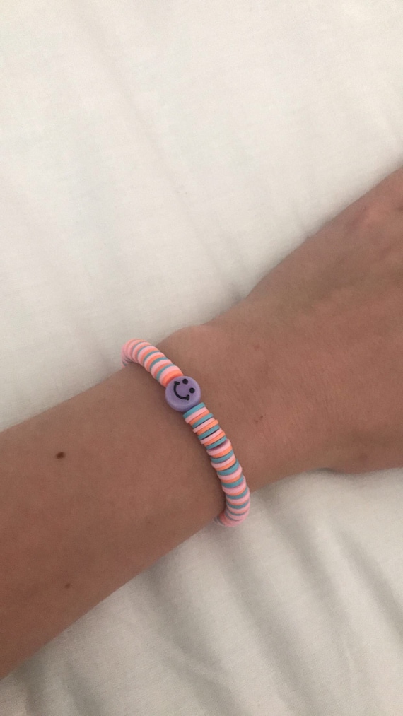 Pink purple and blue bracelet sale
