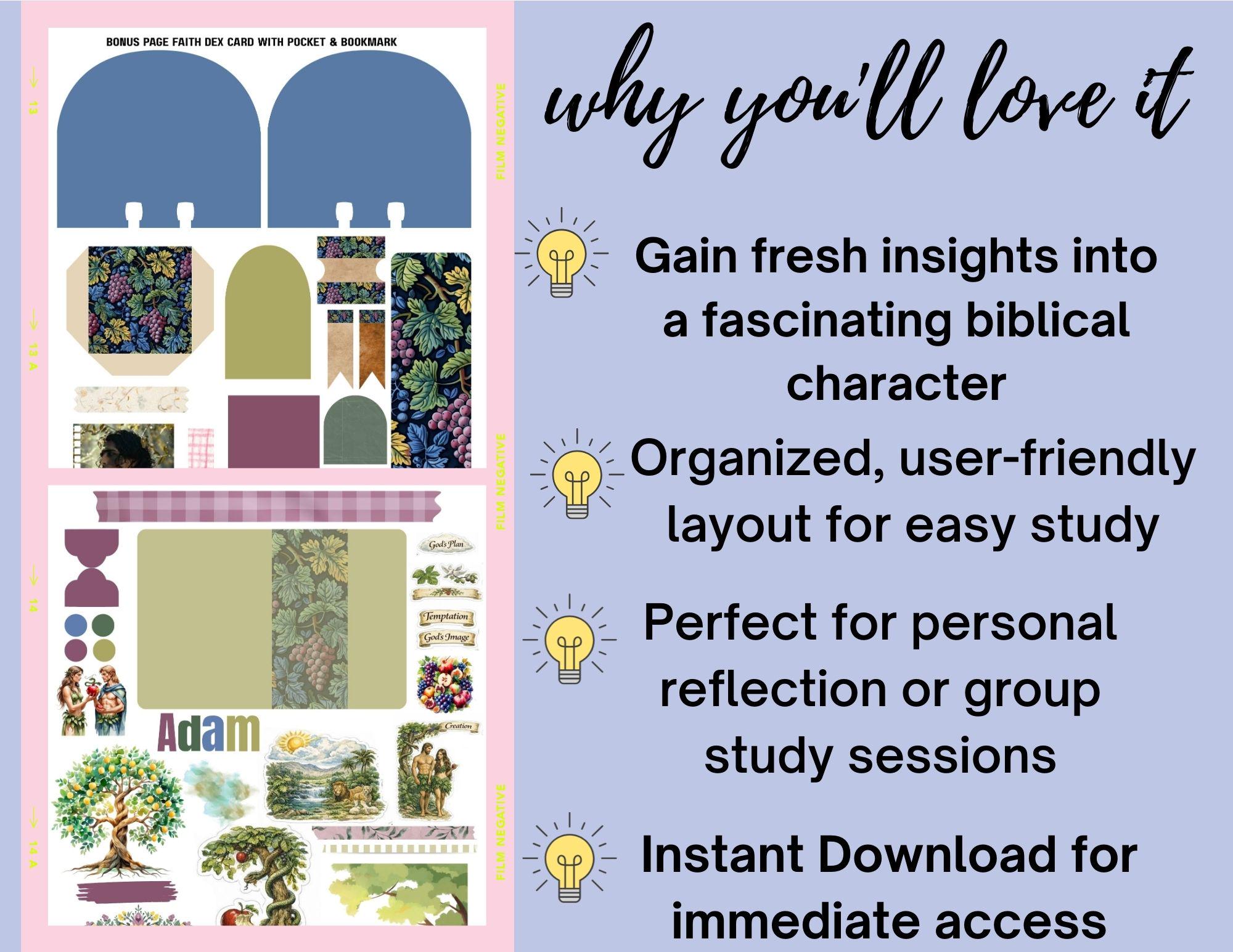 Adam Bible Study Printable | Garden of Eden, Christian Women (digital ...