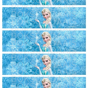 Elsa Inspired Digital Party Printables INSTANT DOWNLOAD Easy Print, Cut ...