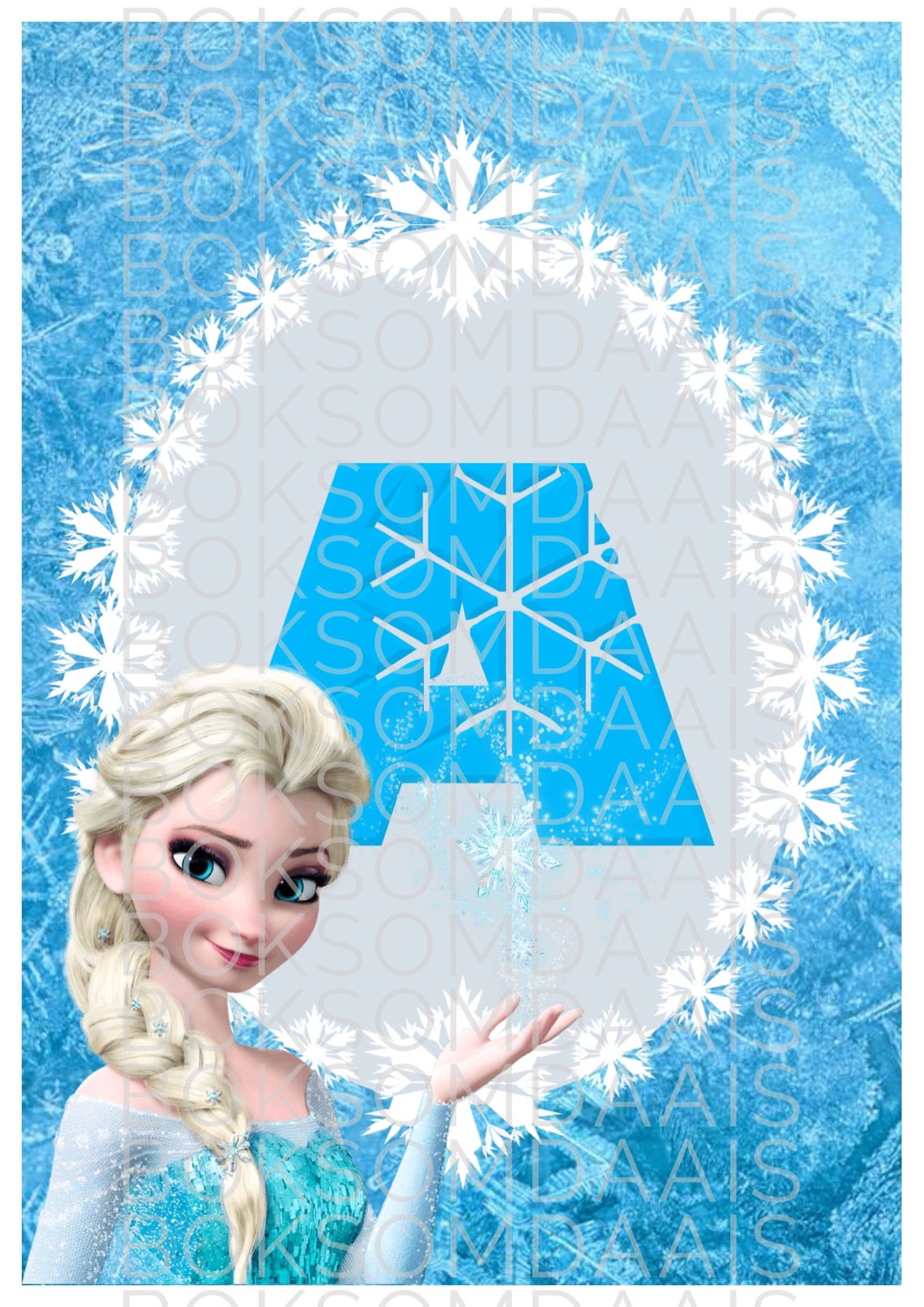 Elsa Inspired Digital Party Printables INSTANT DOWNLOAD Easy Print, Cut ...