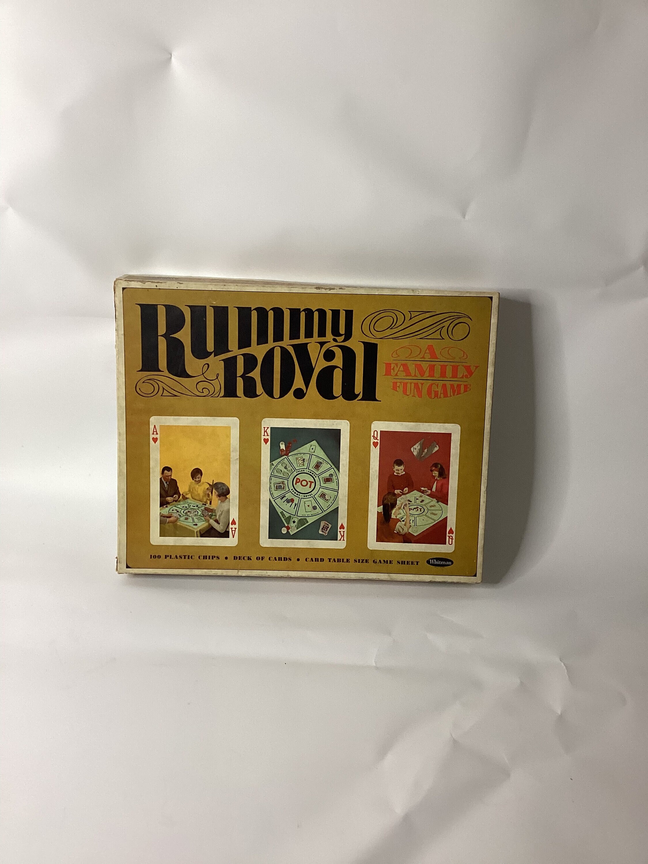 Rummy Royal Vintage Whitman Card Game 1965