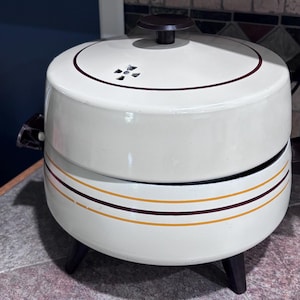 Vintage Rival electric Dutch oven model 7538 works